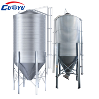 Silo à grain en acier de 20 tonnes, fabricants de silos à grain de marque, utilisation agricole, construction, silos de stockage de céréales et de maïs