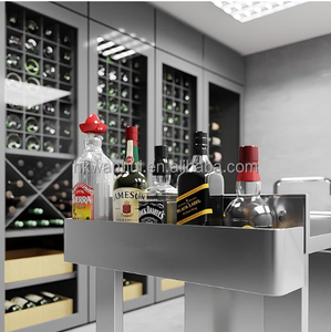 ชั้นจัดเก็บไวน์และขวดสแตนเลส - Product Image 1