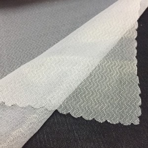 Buen precio de fábrica, ropa de bebé, interfaz de fusión Circular K5000 con revestimiento de puntos PA, <span class=keywords><strong>entretela</strong></span> de punto elástica tejida - Product Image 1