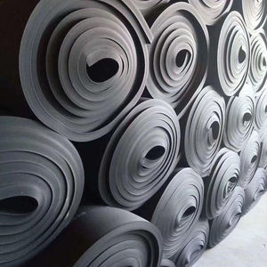 <b>Rubber</b> Foam Insulation Board - Thermal Insulation <b>Sheet</b> for HVAC, Pipe, Ductwork - NBR/PVC Material - Product Image 1