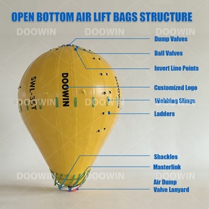 Sacs de levage pneumatiques professionnels pour la plongée sous-marine, le sauvetage marin et les opérations de récupération de bateaux - Product Image 2