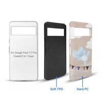 Fundas para Teléfono 3D Sublimables 2 en 1, Película de Impresión por Transferencia de Calor, Carcasa para Móvil, Personalizable para Google Pixel 8 10 Pro