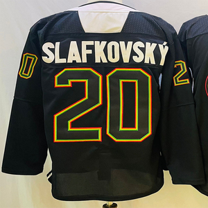 เสื้อฮอกกี้เย็บติดสำหรับผู้ชาย หมายเลข 22 โคล คาฟฟิลด์ 13 โคล คาฟฟิลด์ 14 นิค ซูซูกิ 20 จูราจ สลาฟคอฟสกี้ 48 เลน ฮัทสัน 53 โนอาห์ ด็อบสัน - Product Image 5