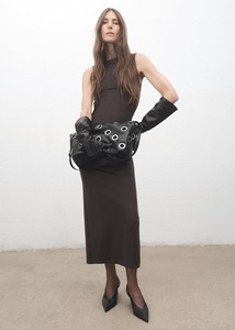 Bolso Retro de Moda con Remaches Metálicos, Bolso de Hombro Estilo Motociclista, Bolso Hobo de Un Solo Hombro, Nuevo Modelo de Primavera, Cuero PU Suave - Product Image 6