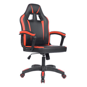 Fauteuil de jeu convertible en cuir bleu, design traditionnel, vérin à gaz 4 positions, pieds coniques, livraison gratuite, pièces de rechange - Product Image 1