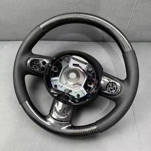 Pour <span class=keywords><strong>BMW</strong></span> Mini R55 R56 R60 F55 F56 Noir Brillant Volant En Fiber De Carbone Véritable Haute Qualité Personnalisé - Product Image 6