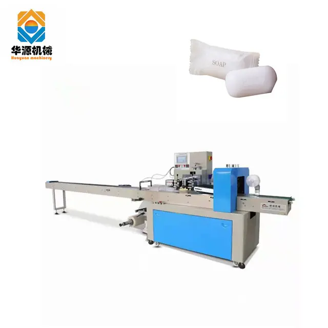 Huayuan KD-350 çok fonksiyonlu otomatik yuvarlak sabun/yüz maskesi yatay kılıfı yastık paketleme makinesi