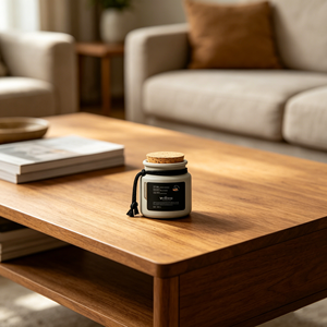 WELLNESS Aroma, Fabricante <span class=keywords><strong>de</strong></span> Decoración para el Hogar, Colección Cord of Serenity, Velas Aromáticas <span class=keywords><strong>de</strong></span> Cera <span class=keywords><strong>de</strong></span> Soya en Frascos <span class=keywords><strong>de</strong></span> Vidrio, Regalo <span class=keywords><strong>de</strong></span> Lujo Personalizado - Product Image 3