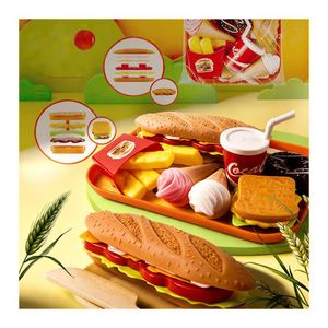 Toysrunner Kids <b>Play</b> Food <b>Kitchen</b> Toy Set <b>Plastic</b> Pretend <b>Play</b> Cutting Fruit Vegetable Children Role <b>Play</b> Educational Activity - Product Image 2