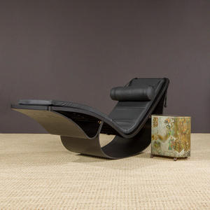 Silla mecedora italiana de <span class=keywords><strong>diseño</strong></span> moderno Rio, cómoda silla de ocio con cuero para el hogar, apartamento, Hotel, jardín al aire libre - Product Image 5