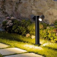 SOFIT Cob LED Bollard Lambası 9W IP54 Dereceli 3500K Sıcak Beyaz 270 Işın Açılı Elektrikli Dış Mekan Direk Lambası Çim Lambası Su Geçirmez