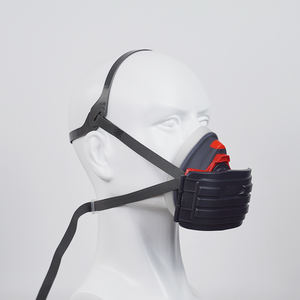 Masque facial en silicone 1090, respirateur EPI, protection faciale, respirateur CE, fabrication de respirateurs, protection contre la pollution au CARBONE - Product Image 4