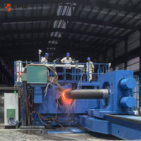 Machine de cintrage de tuyaux en acier inoxydable à induction automatique CNC, 530-1220 mm, 800 kW, moteur haute précision, PLC importé