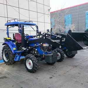 Дизельный трактор 50 л.с. 4WD с фронтальным погрузчиком |   Многофункциональный трактор для фермы и сада с дополнительными навесными устройствами - Product Image 1