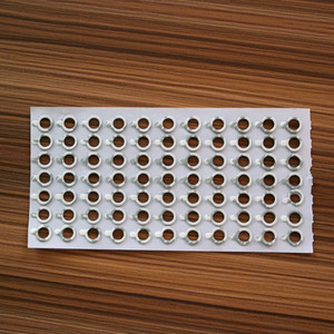 Papier de réglage pour haut-parleur Pyrole 8mm 9mm 10mm, adaptateur rectangulaire en plastique blanc avec adhésif EVA - Product Image 2