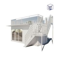 Maison conteneur moderne facile à transporter et à démonter rapidement pour l'hébergement domestique, villa Ray-Zen