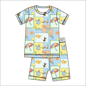 Odm Casual In Tre Trẻ Em Quần Áo Bộ Mùa Hè Trang Phục Cho Bé Trai Hot Bán 2-Mảnh Quần Và Quần Short Thiết Lập - Product Image 3