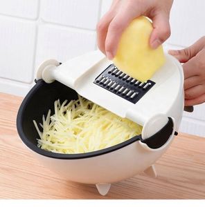 Hachoir à légumes multifonctionnel 12-en-1 innovant avec panier de drainage et trancheuse – Gadgets de cuisine en ligne - Product Image 5