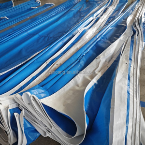 Bâche <span class=keywords><strong>tissée</strong></span> Bâche esthétique Bâches de protection contre les intempéries pour terrain de football <span class=keywords><strong>130g</strong></span> Bâche Pe bleue et blanche - Product Image 6