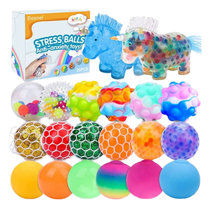High Quality TPR <b>Squishy</b> Baseball Soft <b>Toy</b> Custom Sensory Fidget Stress Buster Spikes Adult Stress Relief Squeeze <b>Toy</b> - Product Image 1