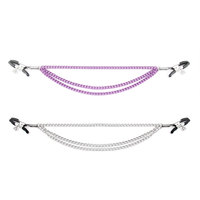 Pinces à lait à chaîne en métal Pinces de massage du sein Adulte Fétiche Flirter Taquineries Gadgets érotiques Bdsm Esclave Sex Toys pour Couples
