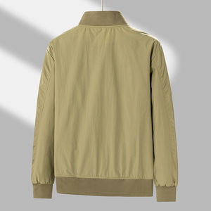 Chaqueta de trabajo con logotipo personalizado, chaqueta bomber americana bordada, uniforme de béisbol holgado para hombre, primavera y verano, para parejas. - Product Image 5