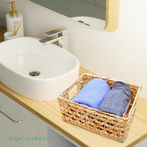 Panier de rangement rectangulaire, panier de rangement pour l'organisation de la maison et des accessoires, prix avantageux et en promotion - Product Image 6