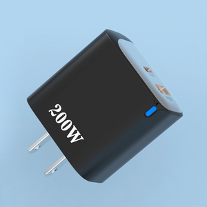 <span class=keywords><strong>Chargeur</strong></span> mural USB-C à charge rapide 200W <span class=keywords><strong>avec</strong></span> prise EU/US/UK, 2 ports USB-C, QC3.0, adaptateur de <span class=keywords><strong>chargeur</strong></span> USB Type C PD 200W - Product Image 3