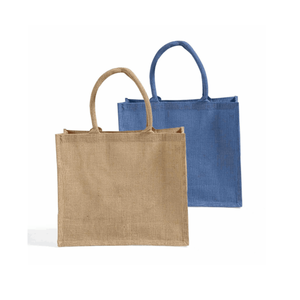 Sac fourre-tout en coton réutilisable et écologique, motif lettres, logo personnalisé, taille moyenne, poignée supérieure, longueur de la poignée pour la main - Product Image 1