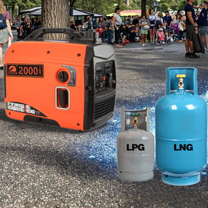 デュアル電圧110V/220V家庭用サイレントガソリン発電機2kW 3kW 5kWシングルシリンダーエンジンオートスタート電気スターター付き - Product Image 5