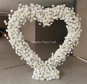 Arche de mariage artificielle, support floral en forme de cœur, accessoires de scène et de décoration - Product Image 6