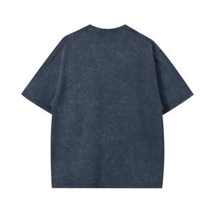 Vintage Wash Tie Dye Oversized T Shirt Custom DTF Printing Streetwear Cotton <b>Tshirt</b> - Product Image 3