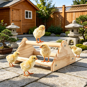 <span class=keywords><strong>Gallinero</strong></span> <span class=keywords><strong>de</strong></span> <span class=keywords><strong>Madera</strong></span> Natural Sólida <span class=keywords><strong>de</strong></span> Múltiples Niveles - Product Image 5