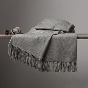 टेफू फैक्ट्री ओएम/ओडम 70*180 + 10*2 सेमी थोक 30% कश्मीरी 70% मेरिज्ड ऊन शॉल 250gism टासल - Product Image 1