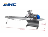 Machine à emballer horizontale entièrement automatique pour sacs, aliments, légumes, glaces, bâtonnets de glace - Haute vitesse, économie d'énergie, multifonction