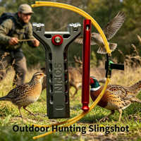 Slingshot en alliage d'aluminium haute précision, multifonctionnel, portable, à chargement automatique, avec réservoir de chargeurs mécaniques