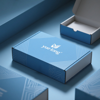 Boîtes d'expédition postales en carton ondulé recyclables à faible MOQ, personnalisables avec logo, roses, pour emballage cadeau, chaussures, vêtements, pour petites entreprises