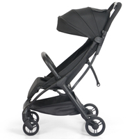 Luxe cinq points sécurité bébé poussette landau léger cadre en aluminium bébé Buggy pour enfants tissu matériel