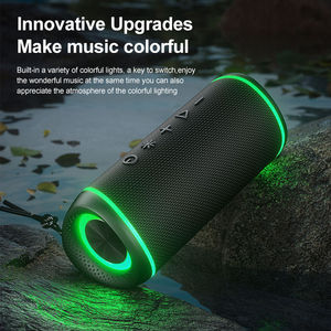 Mini haut-parleur sans fil portable étanche pour l'extérieur, appairage TWS, batterie 1200 mAh, 5.3 5-10W, lumière LED RGB, ordinateur, téléphone portable - Product Image 3