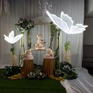 New Design Luminous Wedding Decoration <strong>Stage</strong> <strong>Props</strong> Event Guide LED Light butterfly Wedding Light - Product Image 1