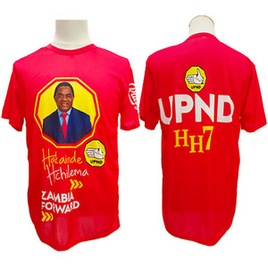 Customized Logo Election Campaign Promotional T-Shirts with Heat Transfer Printing Short Sleeve Plus Size Unisex