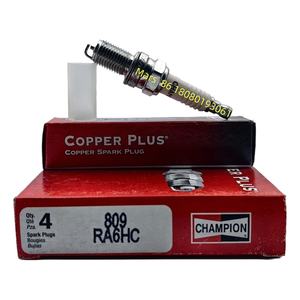 Bujias d'origine du fournisseur vérifié pour Champion 809 RA6HC New Oem 46481273 for <span class=keywords><strong>Fiat</strong></span> <span class=keywords><strong>500</strong></span> C 1.4L PANDA 1.2L Gasoline Fuel - Product Image 1