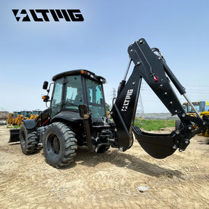 LTMG CE/EPA 4ホイールドライブ新品バックホーローダー2.5TONバックホーローダー4x4トラクターバックホー - Product Image 4