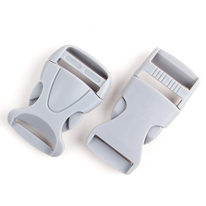 Plastic Buckle Gray Bag Accessories Adjustable Pet <b>Harness</b> Buckle 1Cm 1.5Cm 2.5Cm Safety <b>Belt</b> Clip For Backpacks - Product Image 2