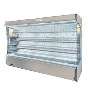 Vitrine Réfrigérée Ouverte pour Fruits et Légumes, Réfrigérateur Vertical Commercial pour Fruits et Légumes - Product Image 1