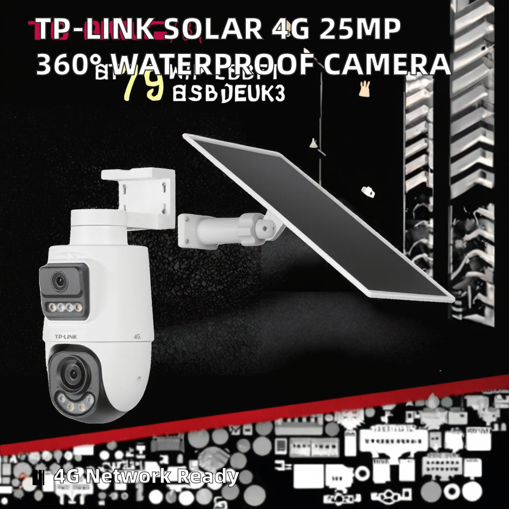 TP-LINK TL-IPC689XL Solar Powered 4G LTE Security Camera 25MP Full Color IP66 Waterproof 360 PTZ Dome Dual SIM H.264 · image 2