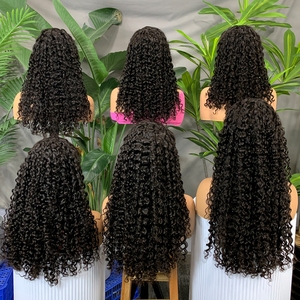 Perruques en Cheveux Humains Ondulés Effet Vague d'Eau, Densité 300, Dentelle Frontale DH 13x4 Double Draw, 22 24 26 28 Pouces, Vente en Gros - Product Image 1