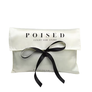 High Quality Soft Silk <strong>Satin</strong> Envelope Luxury Handbag Cosmetic Packaging Dust <strong>Pouch</strong> for Wig Hair Storage Gift Bag - Product Image 1