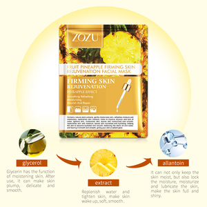 ZOZU แผ่นมาส์กหน้า,ผลิตภัณฑ์ดูแลผิวผ้าไหมคอลลาเจนคริสตัลมาส์กหน้า Faciales Coreanas - Product Image 3
