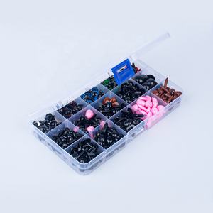 Occhi <span class=keywords><strong>di</strong></span> sicurezza colorato bambola 560 pezzi <span class=keywords><strong>di</strong></span> plastica occhi e nasi <span class=keywords><strong>di</strong></span> sicurezza, 6-12 Mm nero con 280 pezzi accessori PS fantasia - Product Image 4